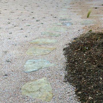 Puyricard - Réalisation d'un parterre en alternative au gazon aux abords d'une piscine