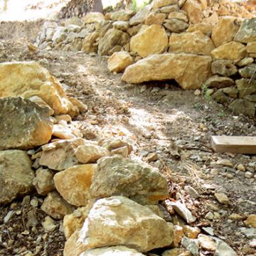 Peypin - Murs de pierres sèches en restanque