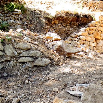 Peypin - Murs de pierres sèches en restanque