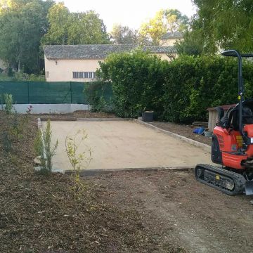 Aix-en-Provence - Réalisation d'un terrain de pétanque