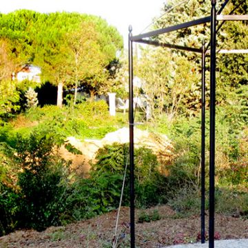 Calade de galets à Aix-en-Provence vue générale